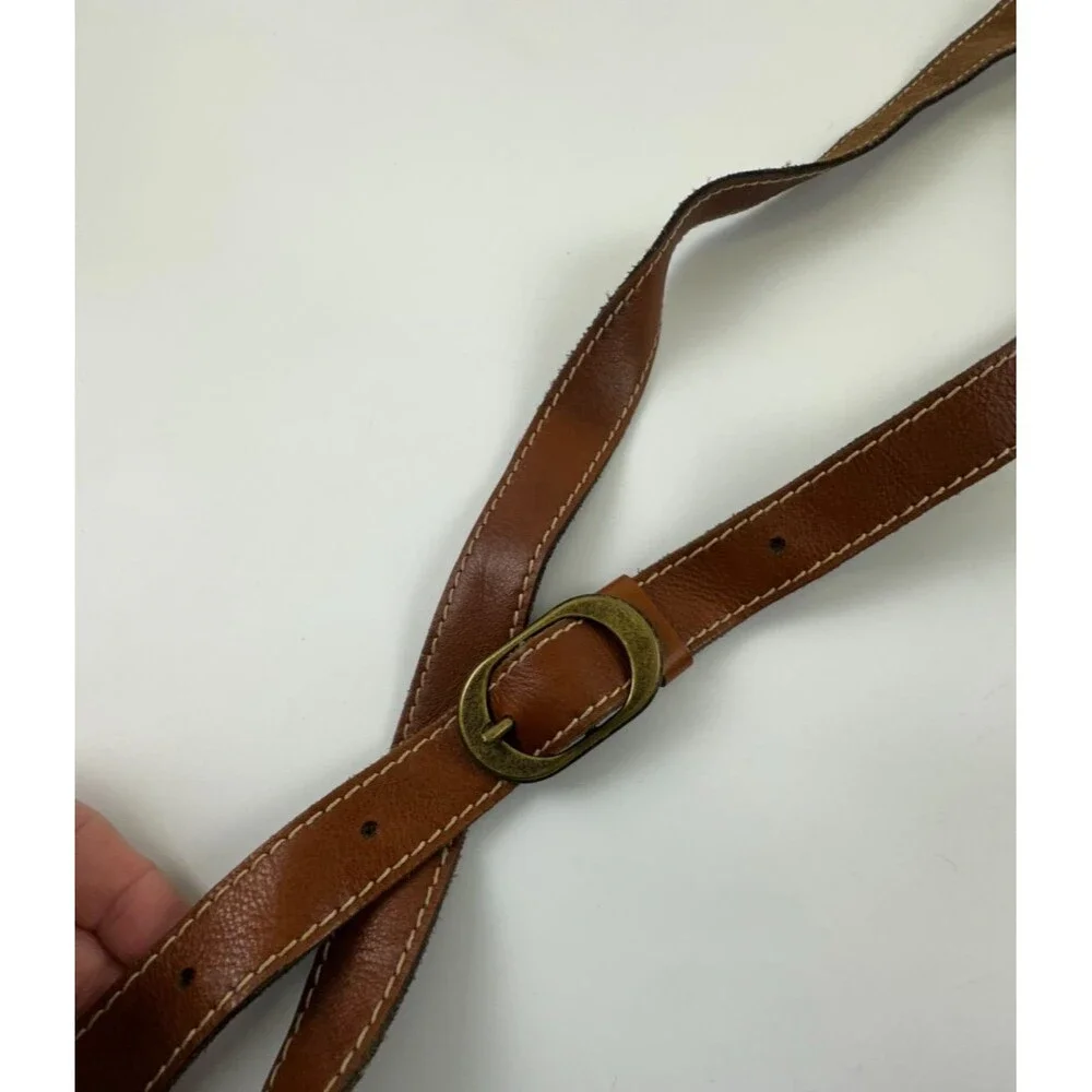 Patricia Nash Venezia‎ Crossbody Floral Brown Leather Strap Snap Slim Bag Purse